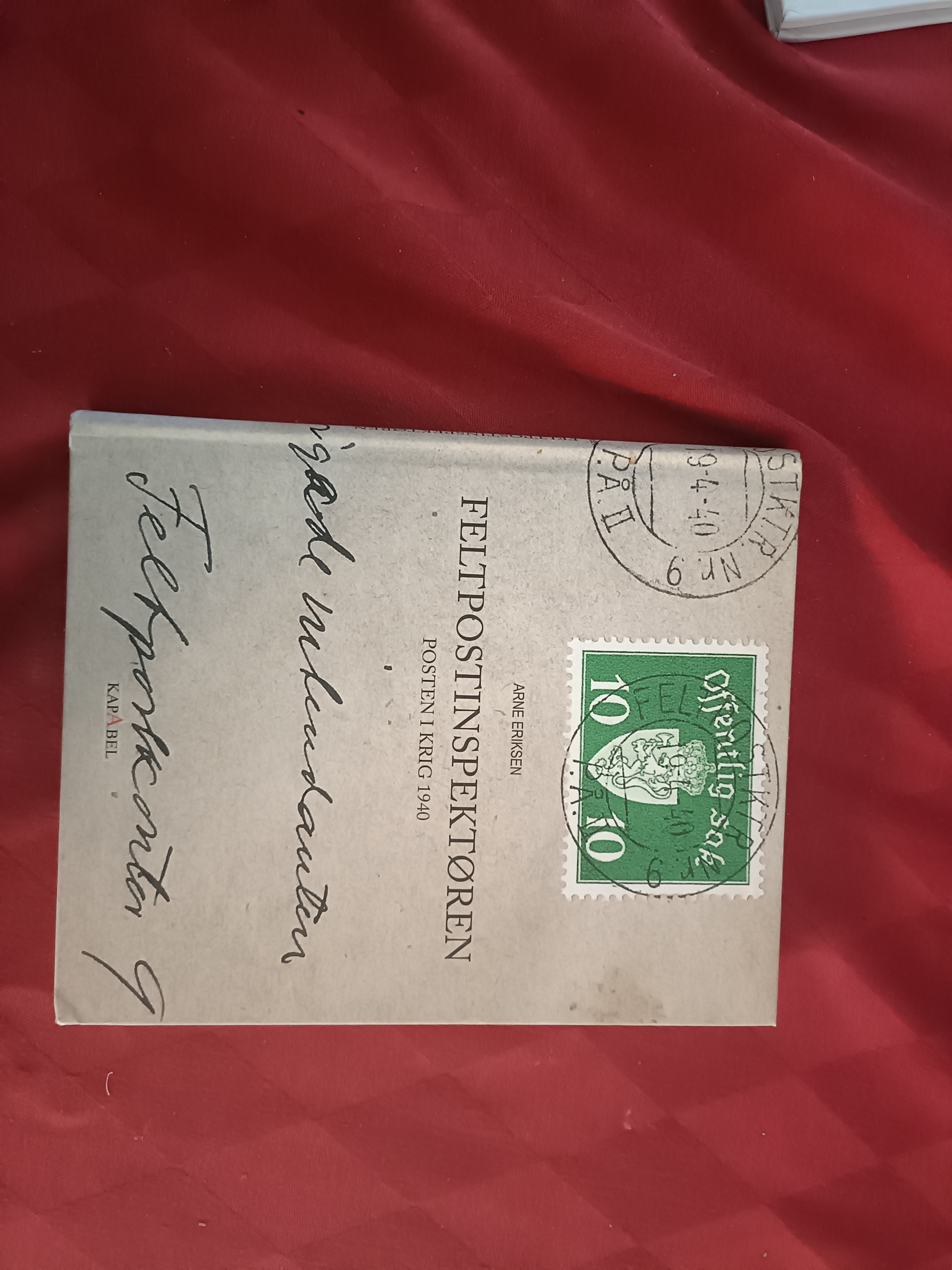 Feltpostinspektøren. Posten i krig 1940