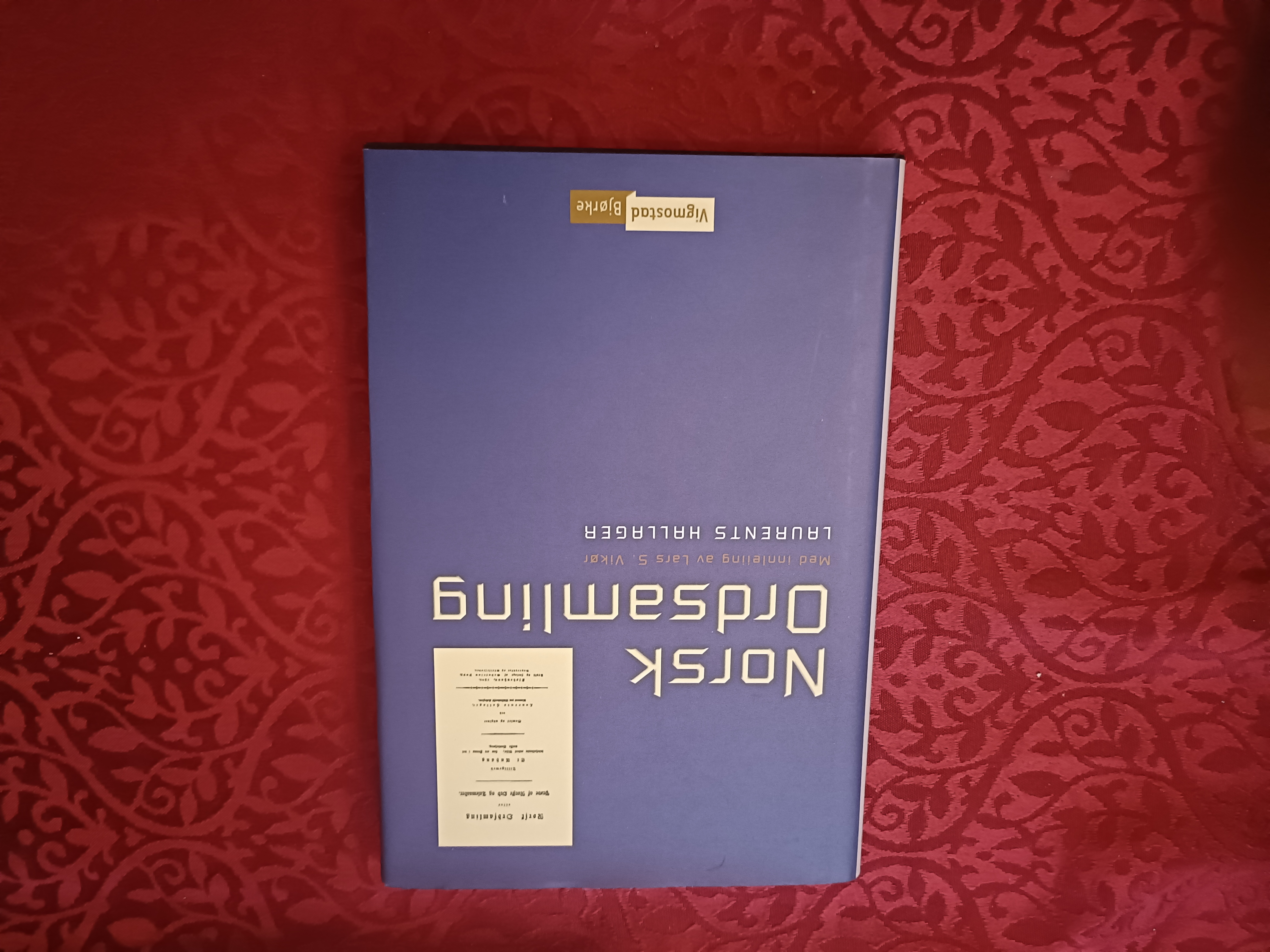 Norsk ordsamling. Med innleiing av Lars S. Vikør